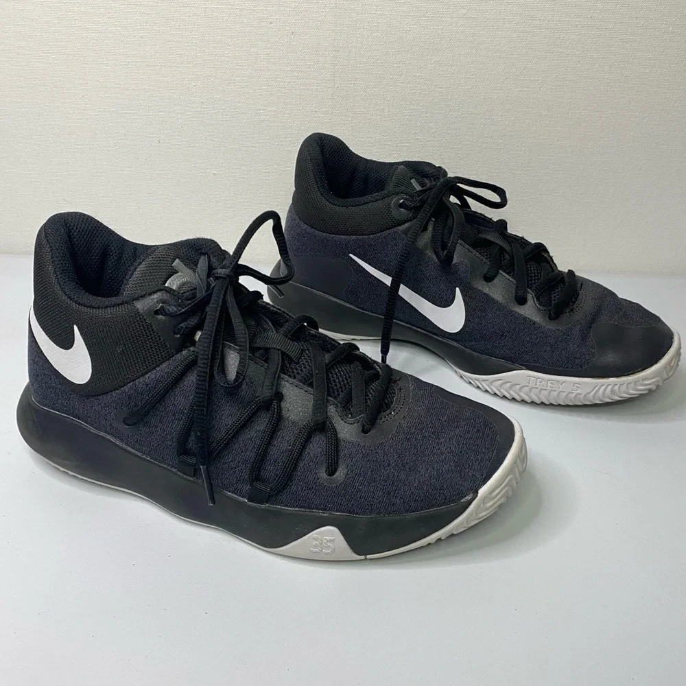 Nike KD basketball sneakers youth size 5 black